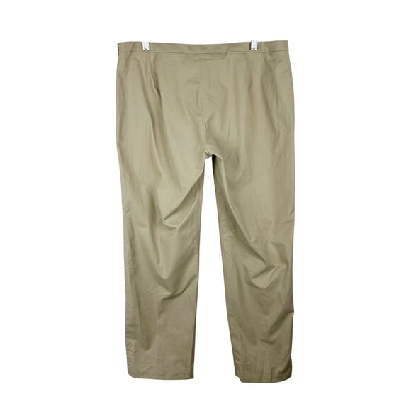 BCBG Max Azria Pants Women 10 Tan Career Solid Cropped Bottoms NWT - Picture 2 of 9